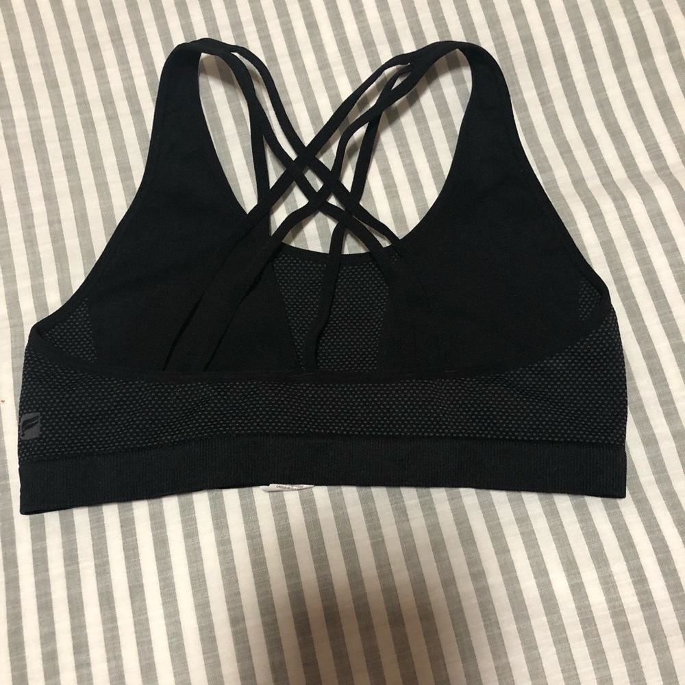 Strappy sports bra